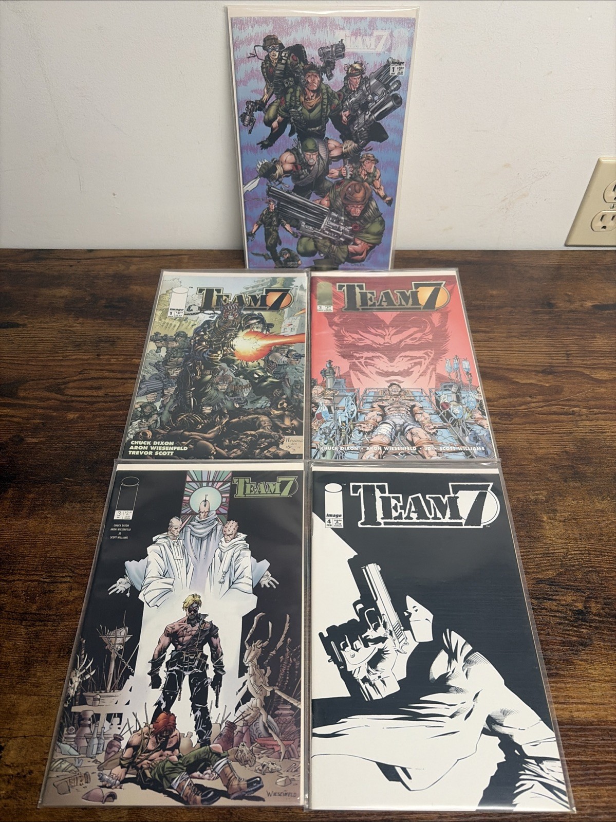 Team 7 Lot of (4) #1-4 Complete  Image Comics 1994 Set Comic Books + Another #1