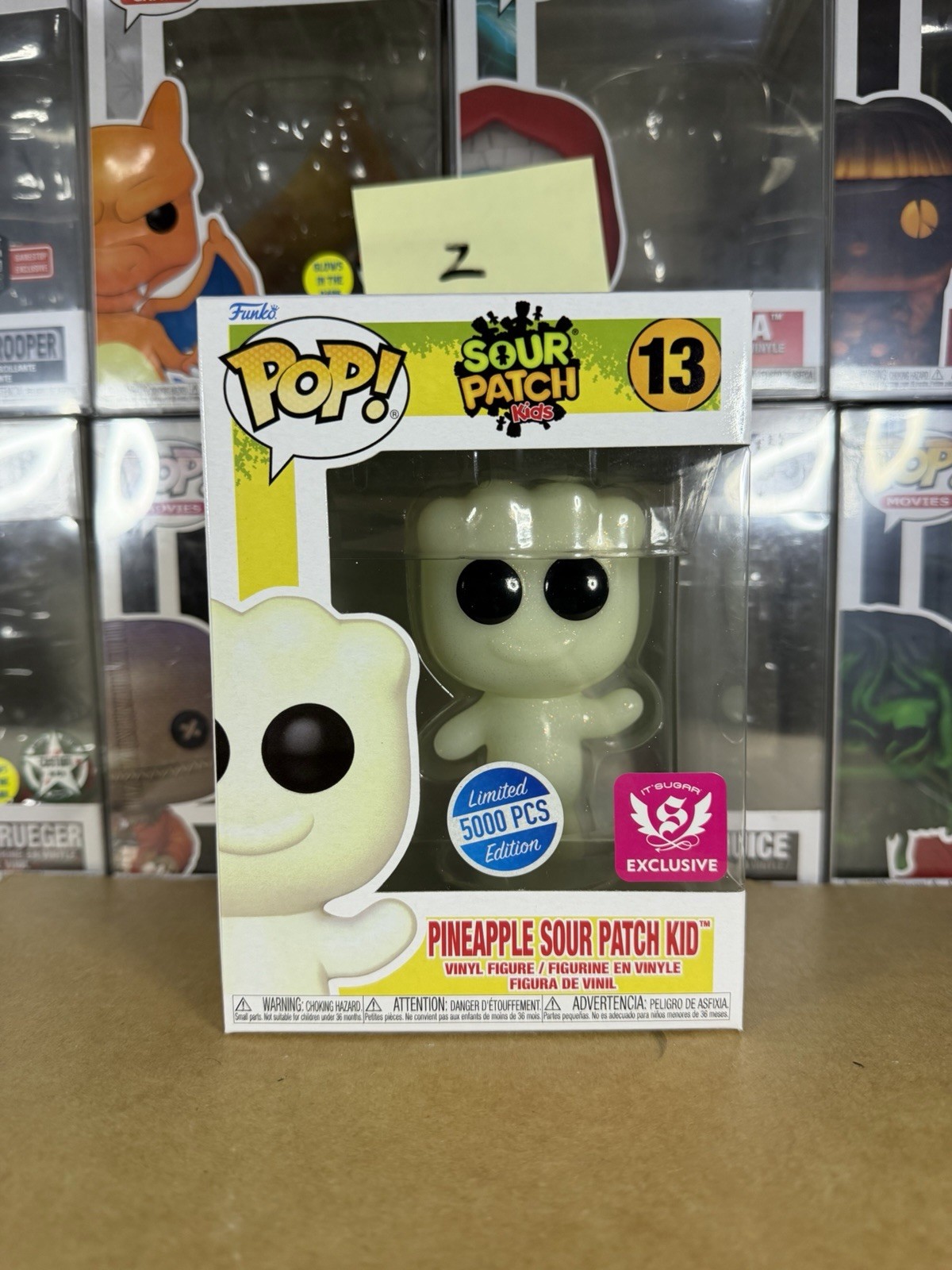 Funko Pop Vinyl: Sour Patch Kids - Pineapple Sour Patch Kid #13 It'Sugar 5000
