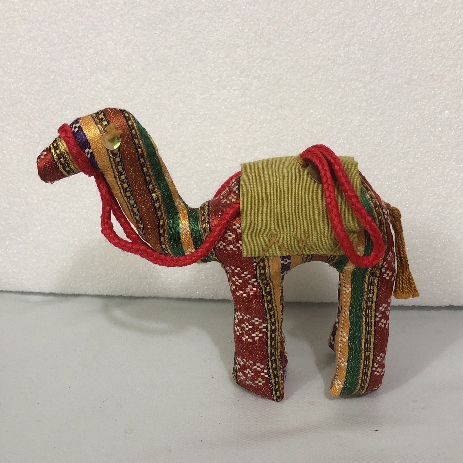 Vintage Camel Embroidered Patchwork Handcrafted Folk Art 5