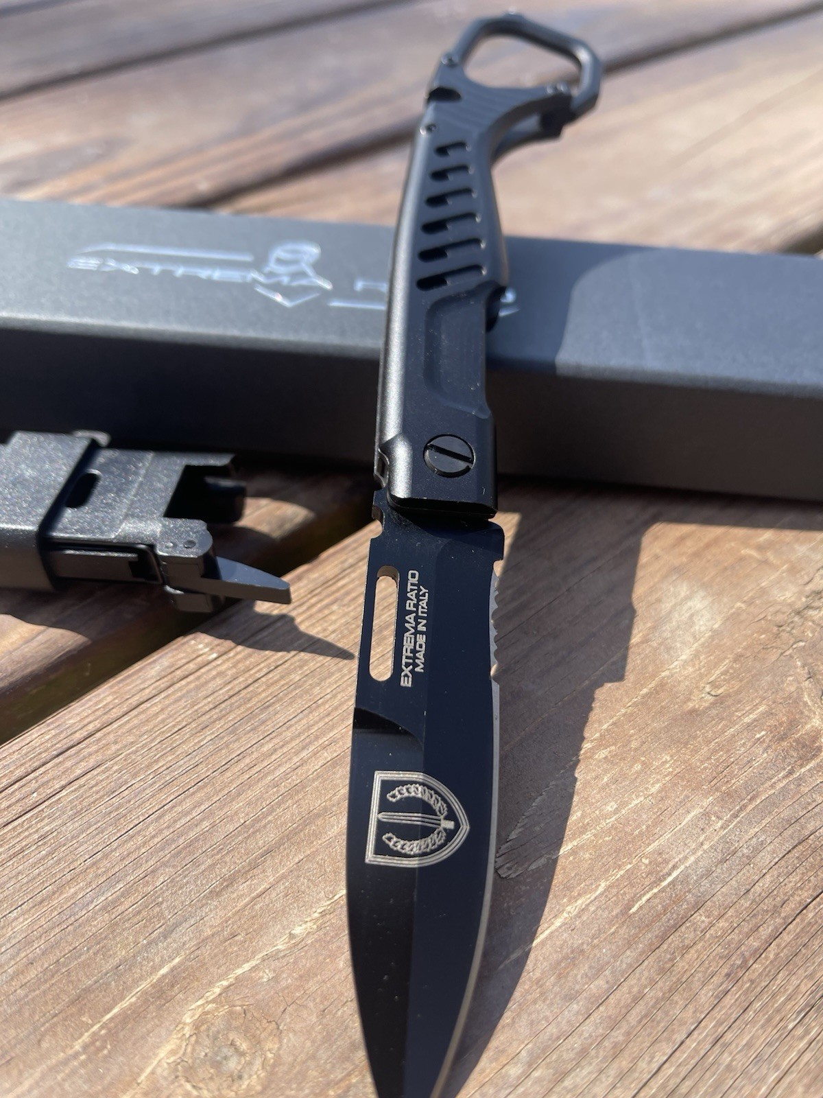 Extrema Ratio MH-Stealth Folding Knife N680 Steel Blade Aluminum Handle