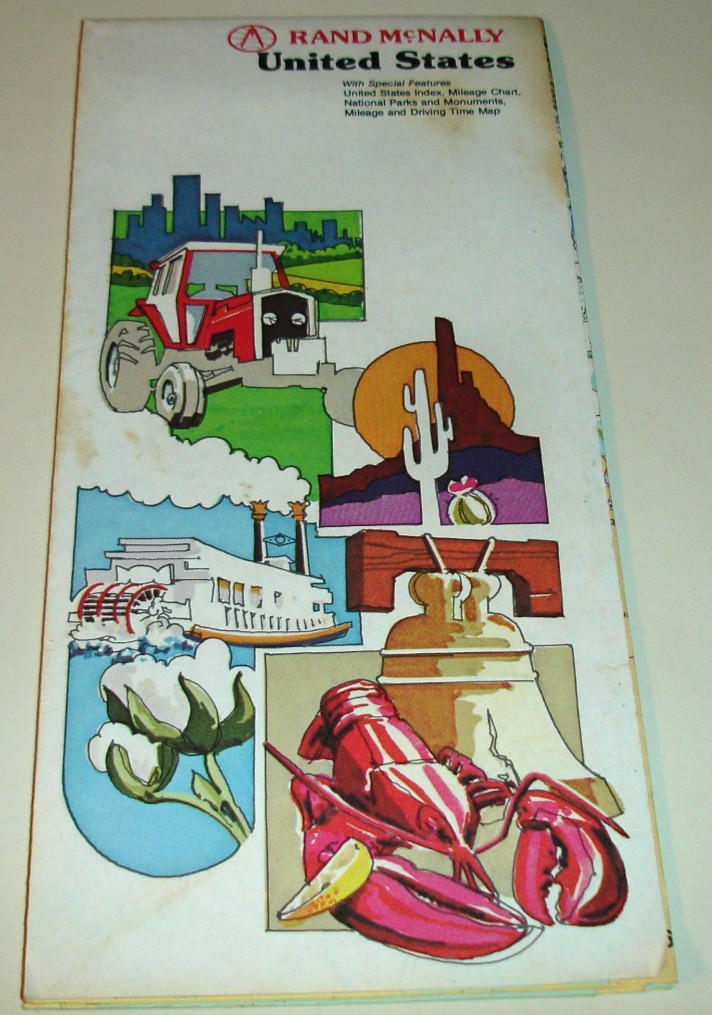 1979~Rand McNally Vintage Road Map~United States