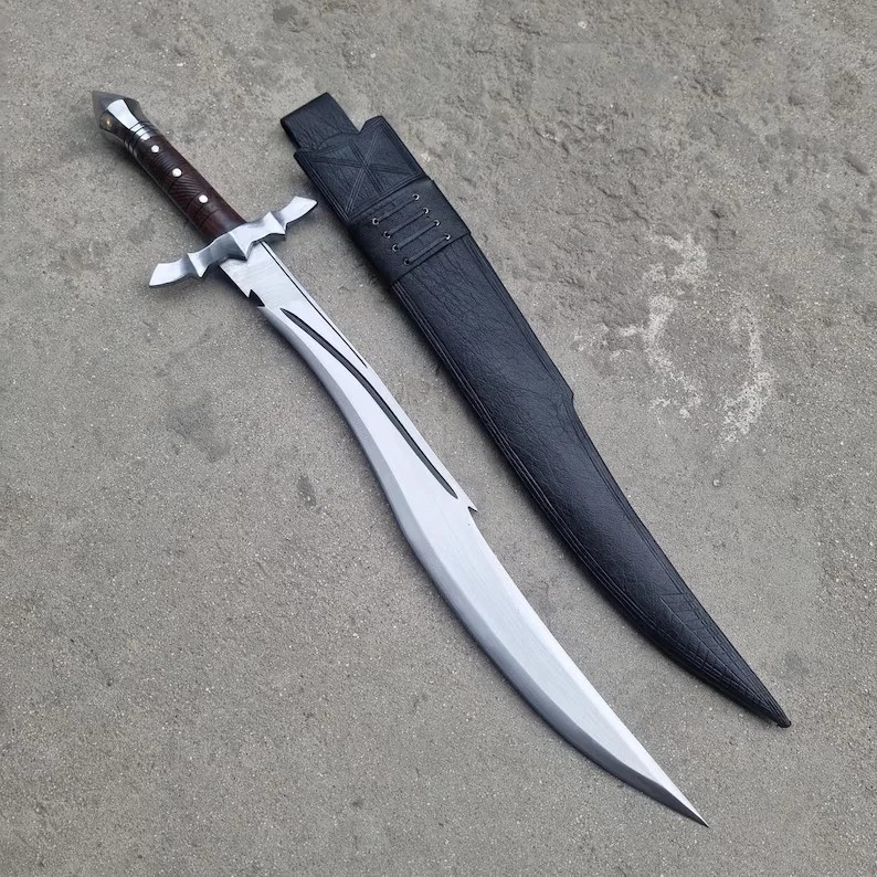 CUSTOM HANDMADE CARBON STEEL VIKING COMBAT SPARTAN SWORD SURVIVAL SWORD