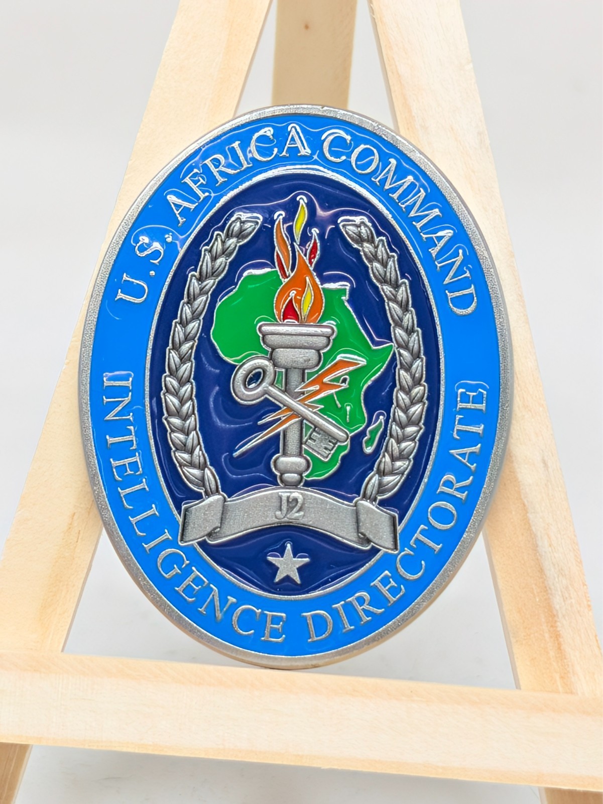 US Africa Command AFRICOM J2 Intelligence Directorate Challenge Coin