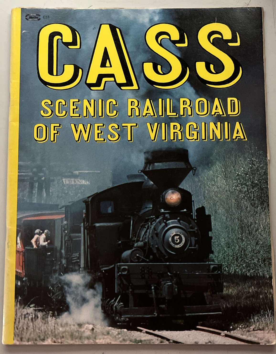 CASS Scenic Railroad Of West Virginia 1st Ed 1977 Promotional Copy W/letter-1E
