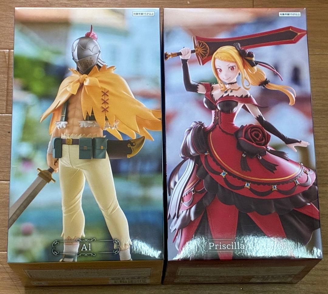 Re:Zero Al & Priscilla Barielle Figure Set GiGO Exclusive 10th Anniversary Age14