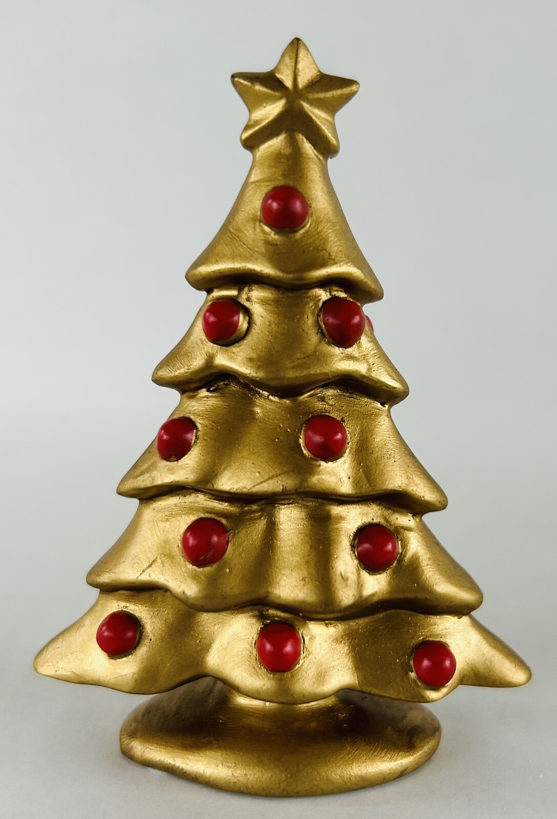 Dept 56 Christmas Village Accessories Gilded Christmas Tree #6009804