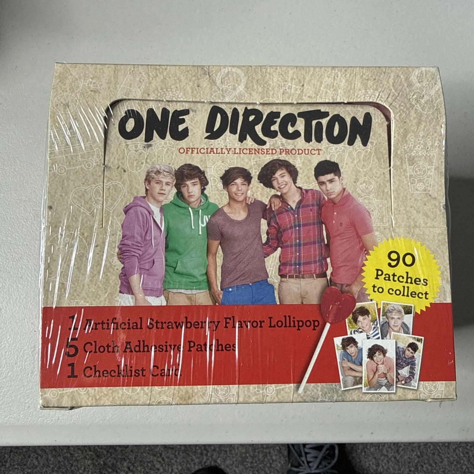 2013 One Direction Cloth Patches Unopened Sealed Box (Harry Styles) 2013 One Direction Cloth Patches Unopened Sealed Box (Harry Styles)