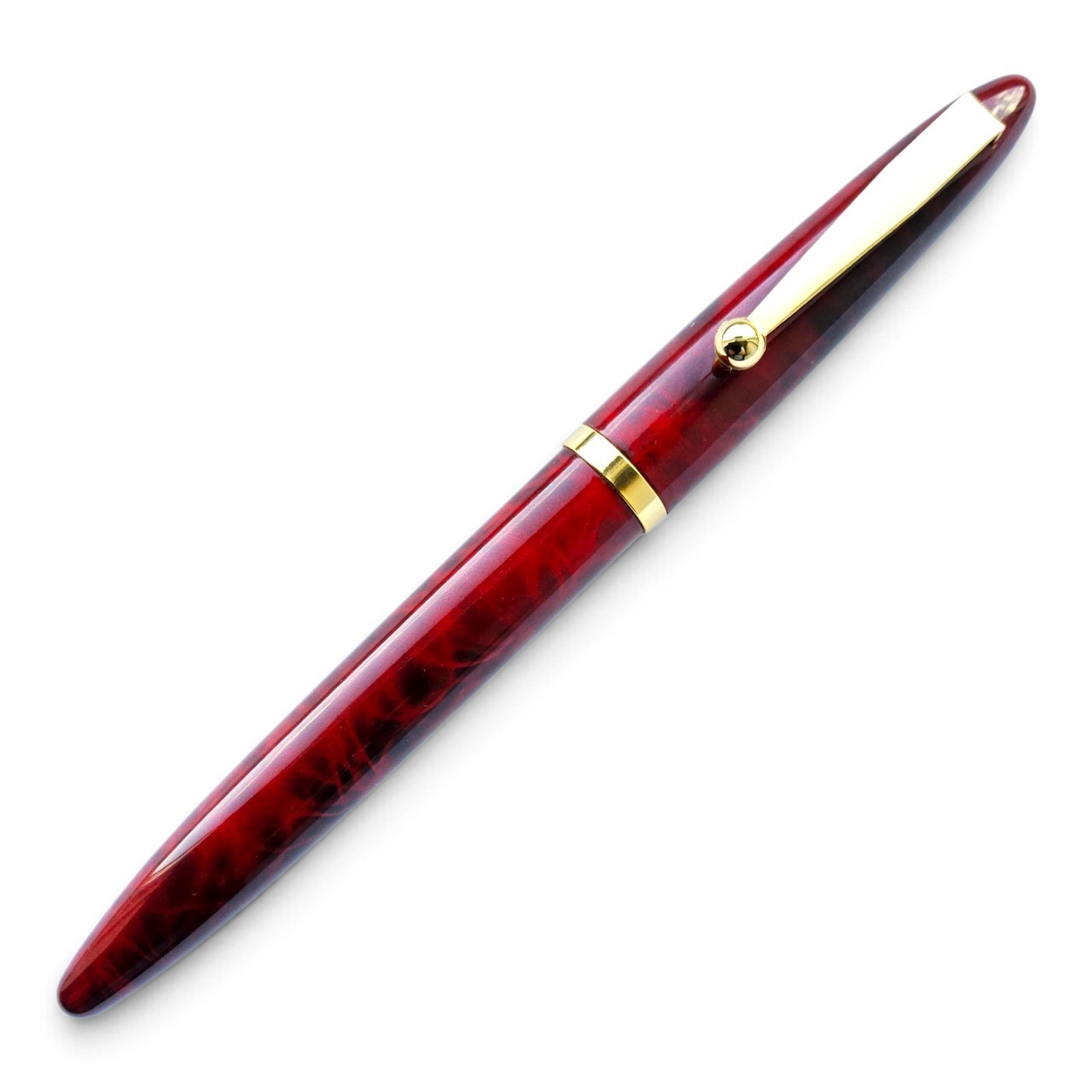 Vintage Sanford Redington Marble Red Japan