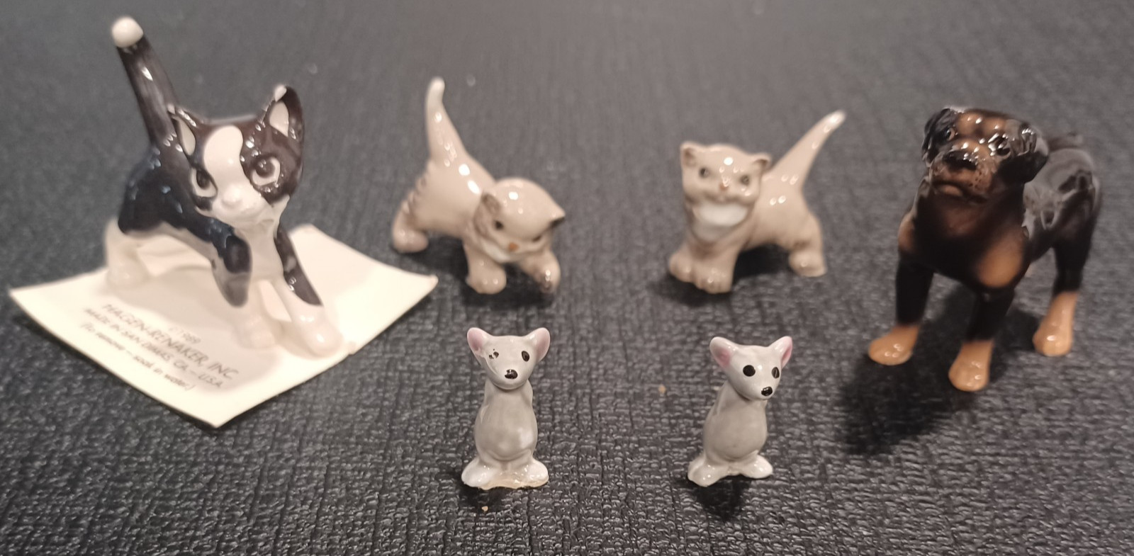 VINTAGE HAGEN-RENAKER CERAMIC ANIMAL FIGURINES LOT OF 6