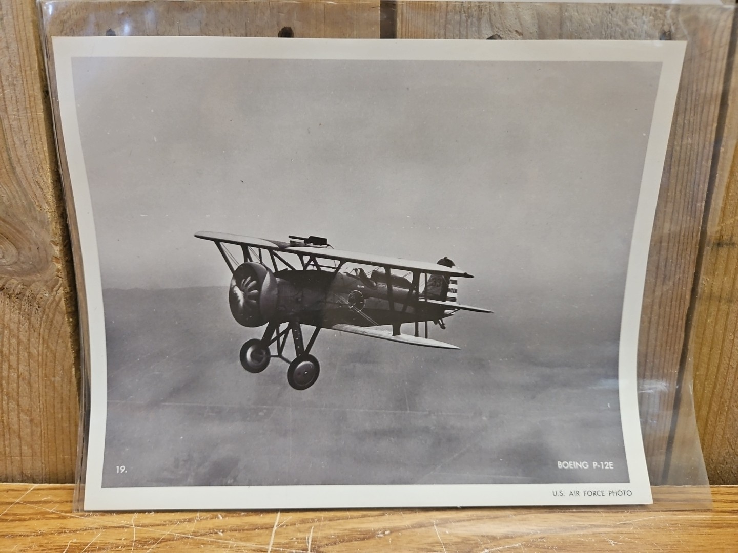 Vintage Official Photograph U.S. Air Force Boeing P-12E 8x10
