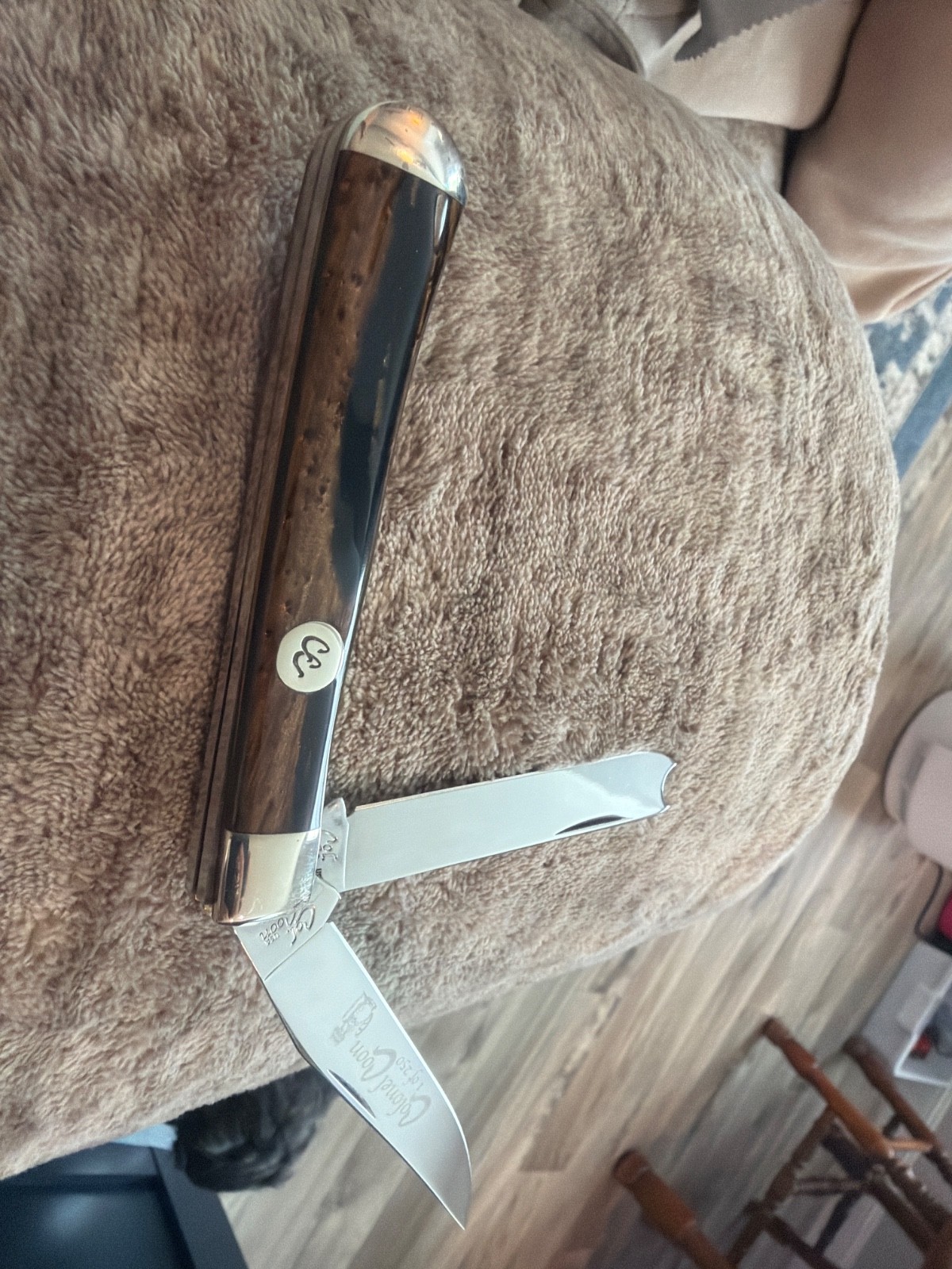 VINTAGE COLONEL COON KNIFE  ONE ARM BANDIT KNIFE