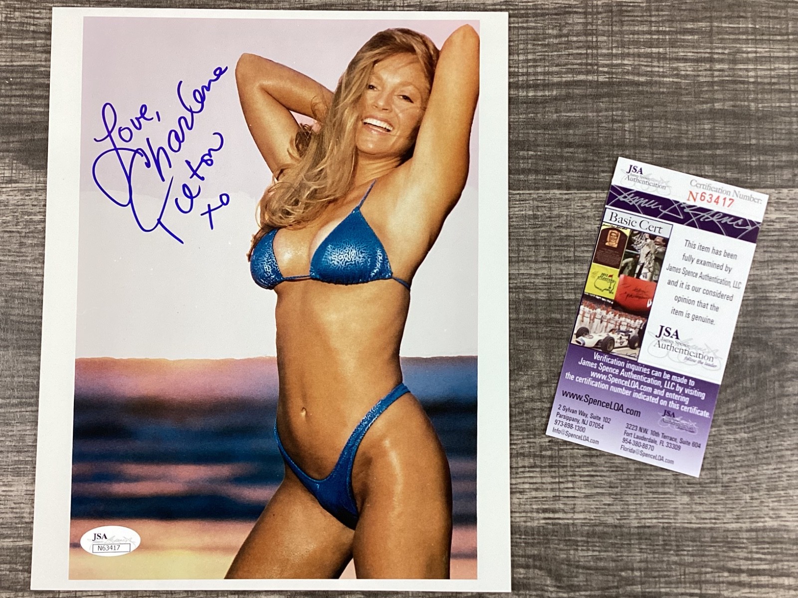 (SSG) Hot CHARLENE TILTON Signed 8X10 Photo \