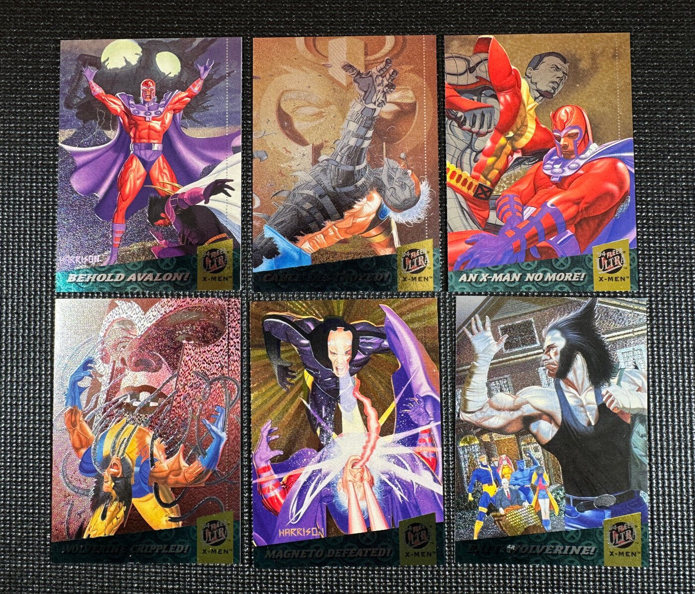 1994 Fleer Ultra X-Men - Fatal Attractions - Complete Set - 6 Cards