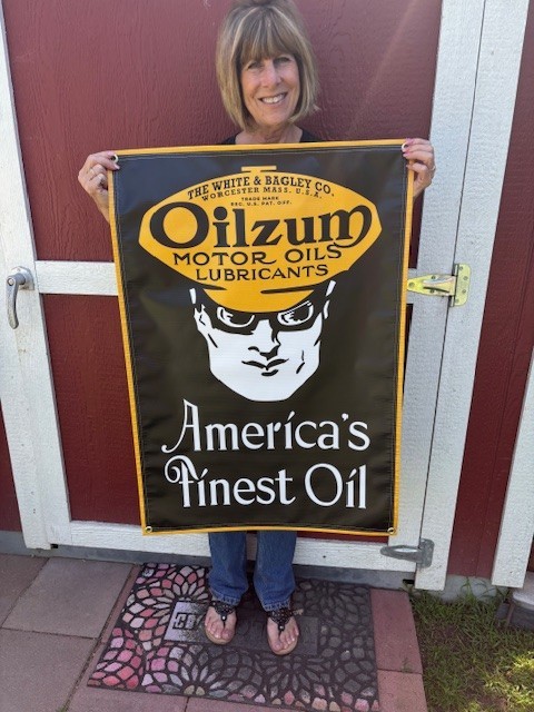 Oilzum Lubricants Racing Banner Large 36\