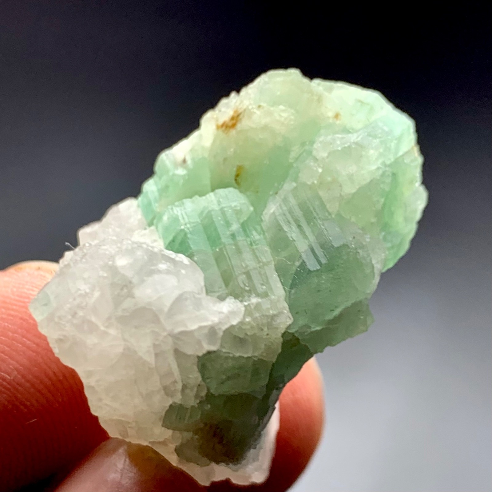 62 CT Terminated Natural Emearld Crystals bunch Specimen From Swat Pakistan
