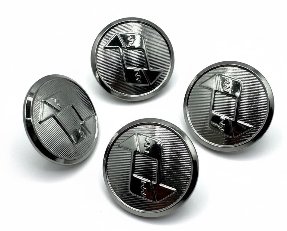 Vintage PATH Conductor Uniform Coat Jacket Buttons (4) Railroad Waterbury Button