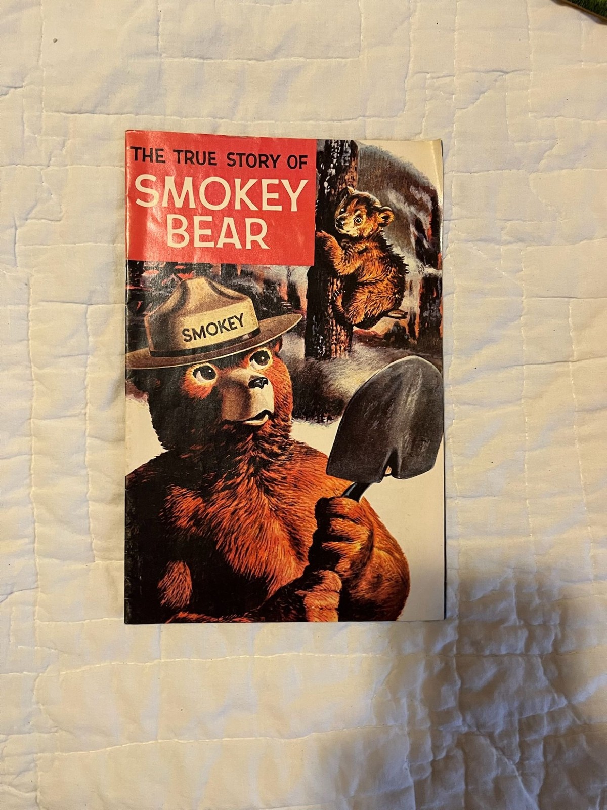 The True Story Of Smokey Bear Vintage Booklet U.S. Forest Service Fire Safety Ca