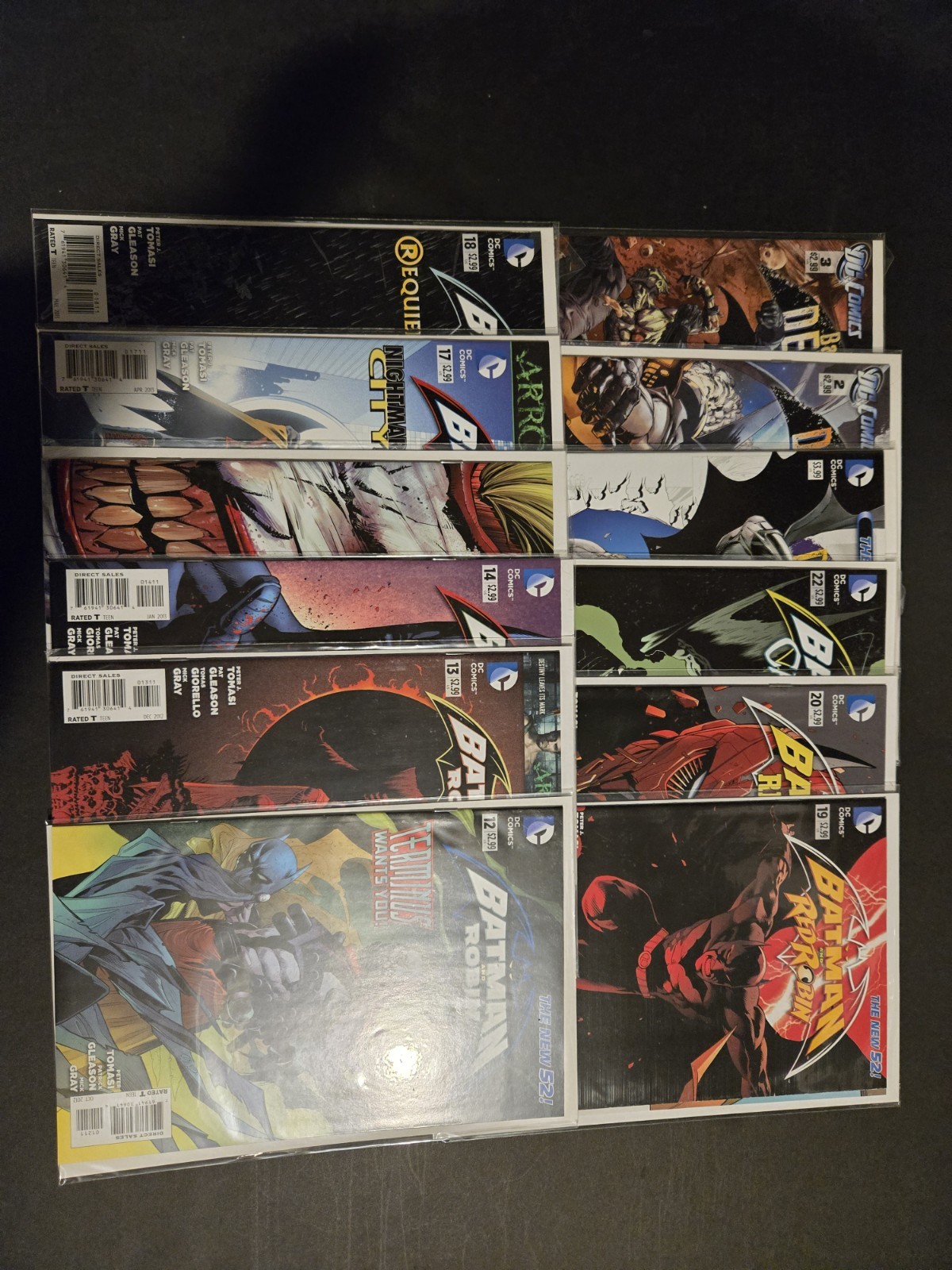 Batman and Robin DC Comics Comic Book Lot - Mixed Lot, Modern Age 2014, Tomasi Batman and Robin DC Comics Comic Book Lot - Mixed Lot, Modern Age 2014, Tomasi