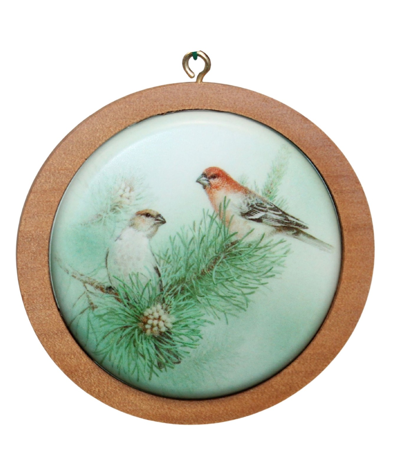 Hallmark Purple Finch - 7th in Series Keepsake Ornament 1988 QX3711 - Worn Box