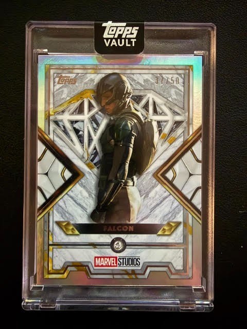 2026 Topps Vault Marvel Diamonds Falcon MD-90 Silver 37/50 Brave New World 2026 Topps Vault Marvel Diamonds Falcon MD-90 Silver 37/50 Brave New World