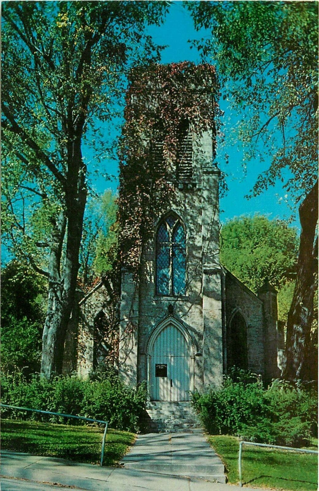 Grace Episcopal Church Galena IL Illinois Postcard