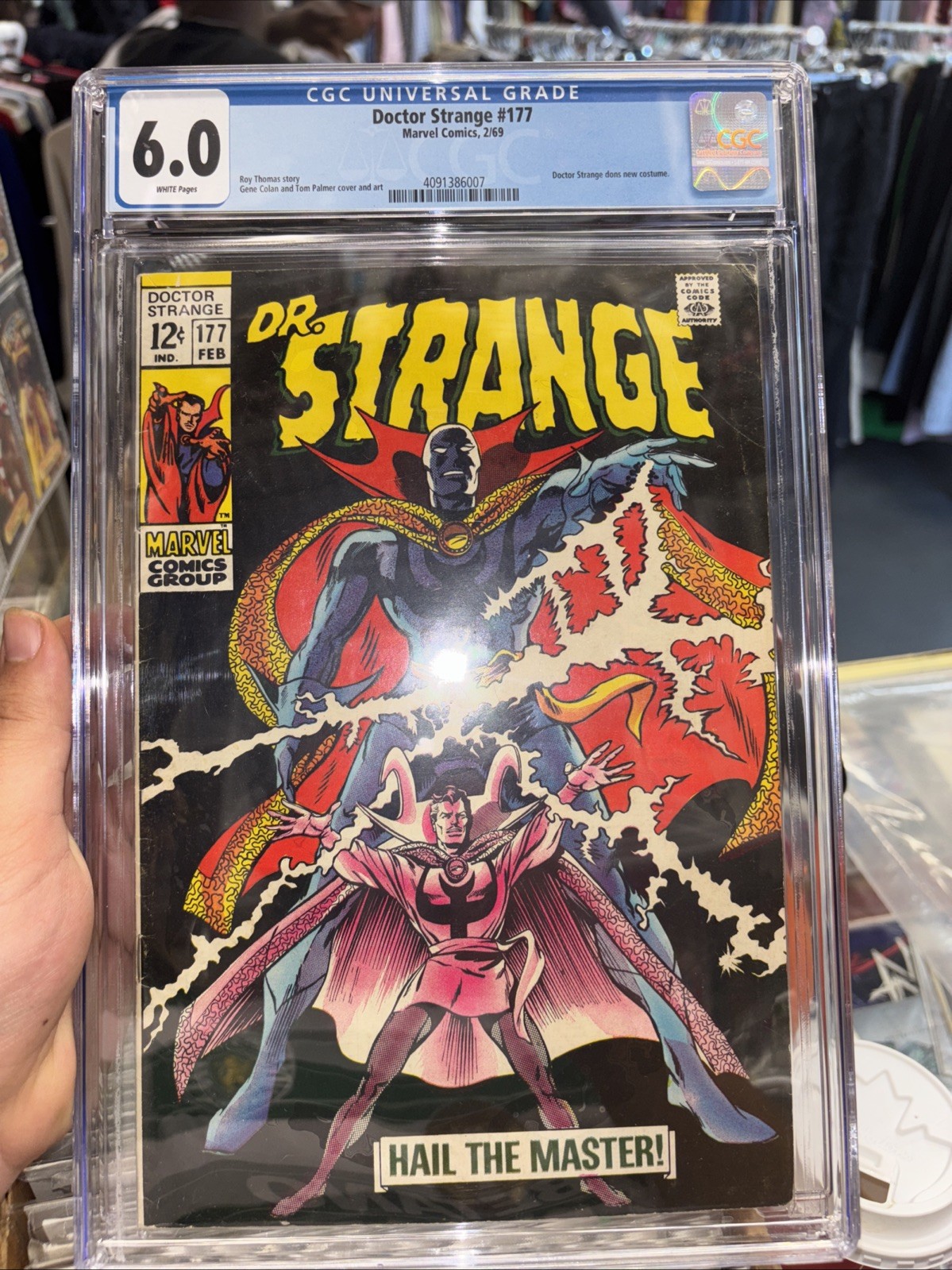 Dr Strange # 177 Graded CGC Feb 69’ White Pages Dr Strange # 177 Graded CGC Feb 69’ White Pages