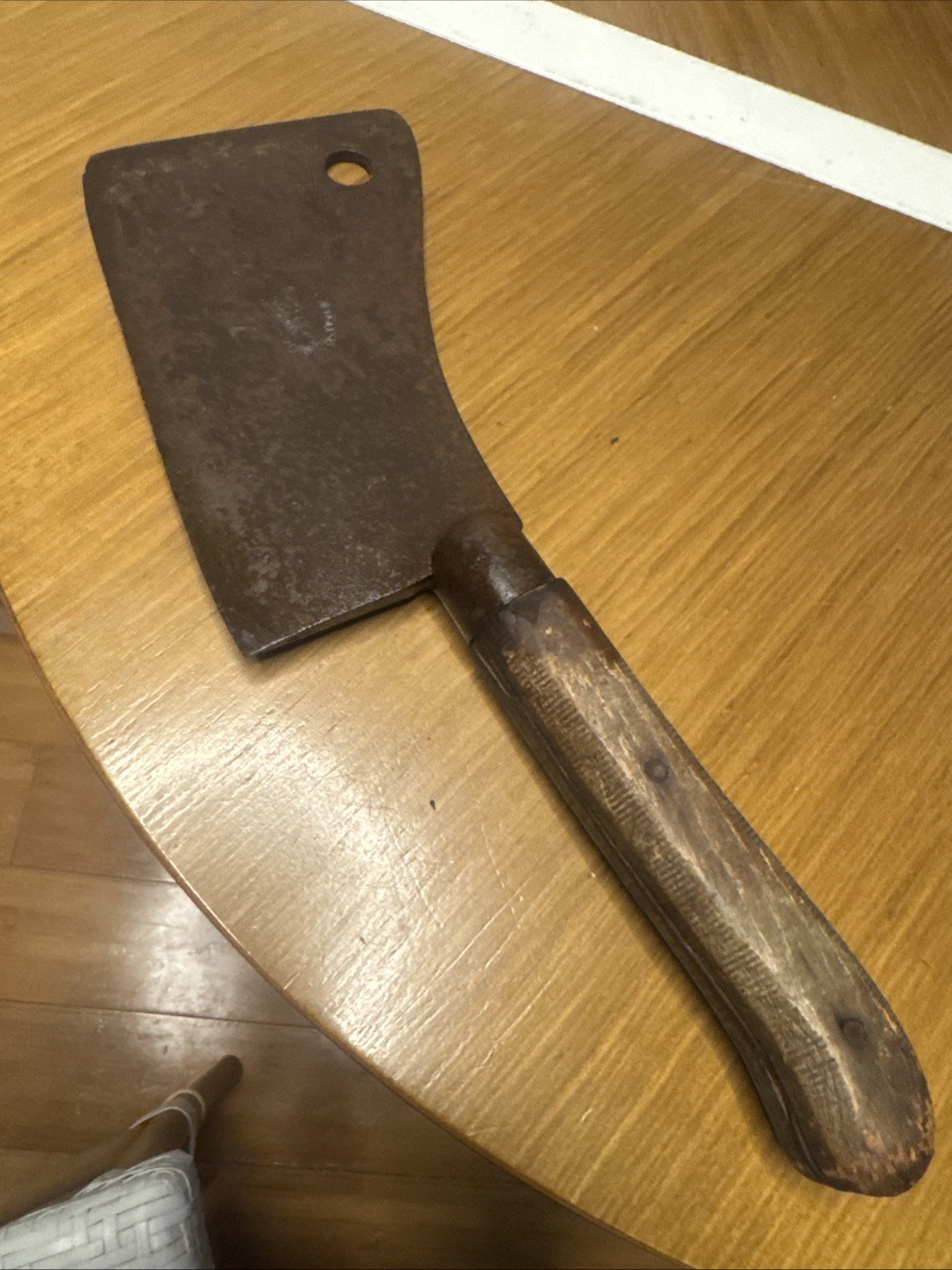 Gus V Brecht Hog splitter Cow Splitter Cleaver Vintage American Made Heavy Duty