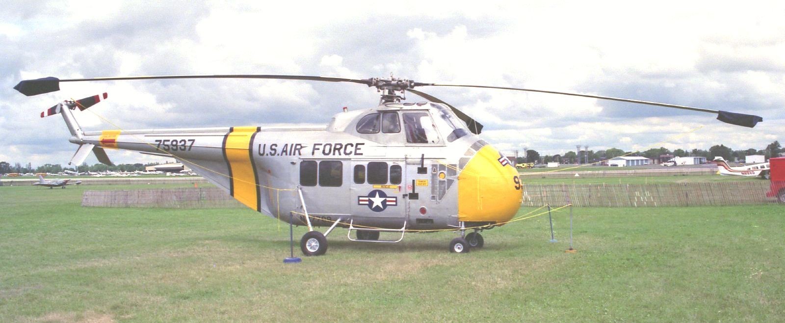 Sikorsky H-19 Chickasaw S-55 Helicopter Wood Model Replica Small Sikorsky H-19 Chickasaw S-55 Helicopter Wood Model Replica Small