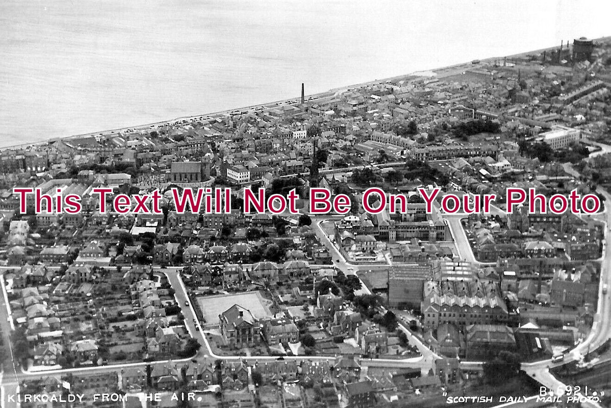 SC 2023 - Kirkcaldy From The Air, Fife, Scotland