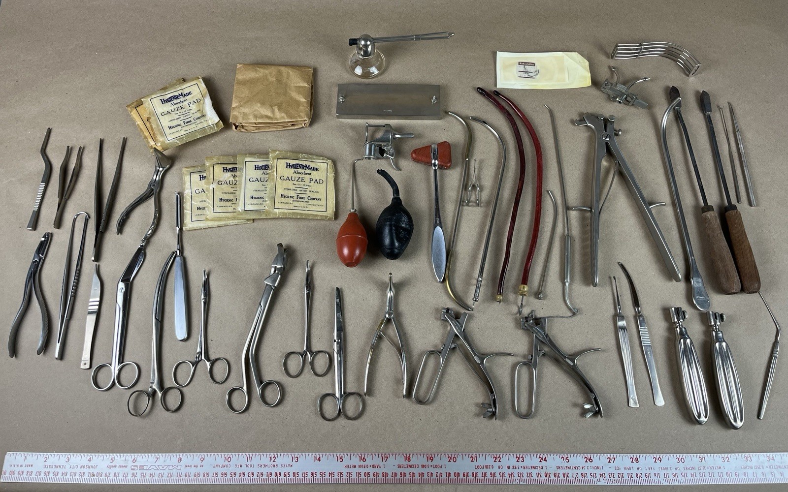 Vintage Medical Surgical Instrument Tool Lot Various Makers As Is