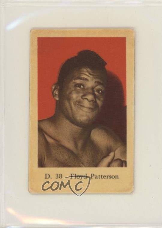 1961 Dutch Gum D Plain Text Set Floyd Patterson #D.38 0f4i