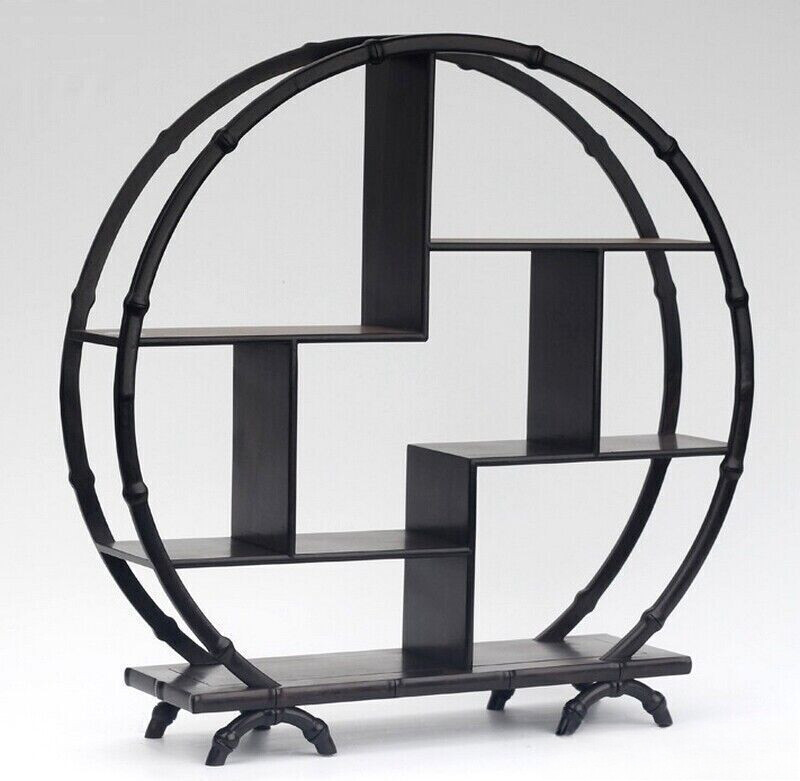 Black Ebony Wood Display Stand Shelf Table Top Small Ornament Antique Craft Base Black Ebony Wood Display Stand Shelf Table Top Small Ornament Antique Craft Base