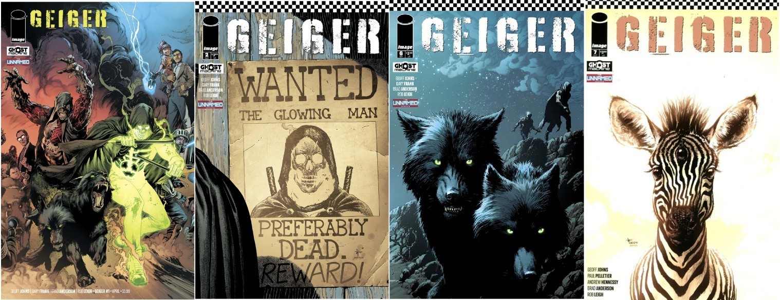Geiger #1,2,6,7 First Prints (Image Comics Malibu Comics April 2024)