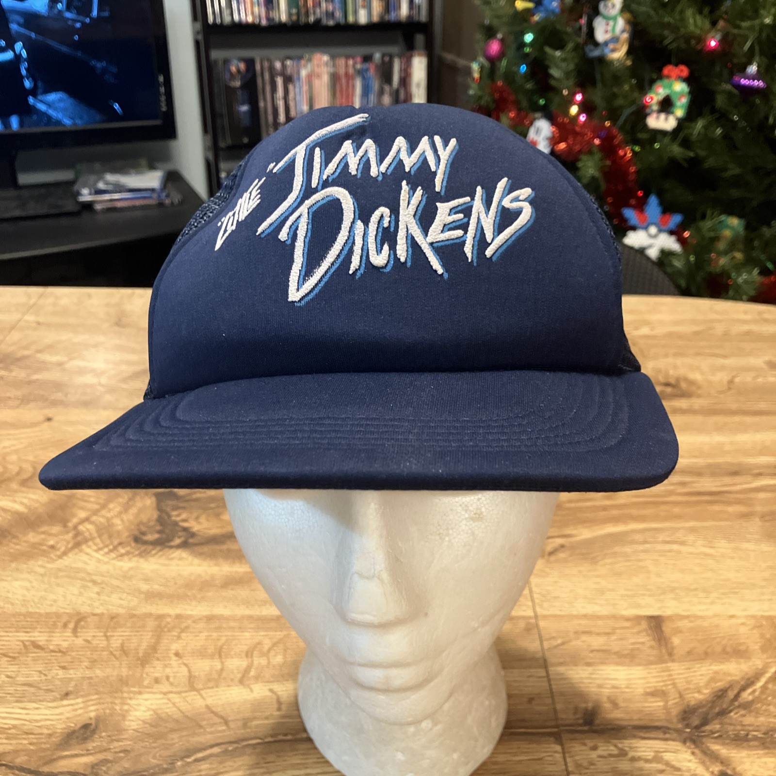 Vintage Little Jimmy Dickens Signed Trucker Hat Mesh Foam Cap One Size Adjustabl Vintage Little Jimmy Dickens Signed Trucker Hat Mesh Foam Cap One Size Adjustabl