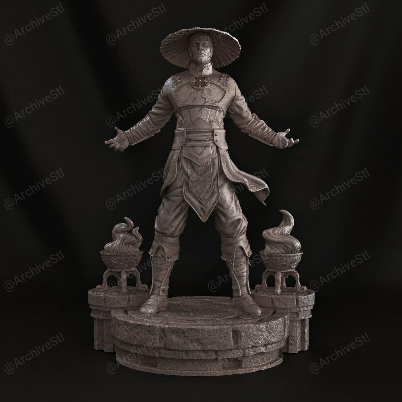 Raiden Resin Sculpture Statue Model Kit  size choices Unpainted/Unassembled