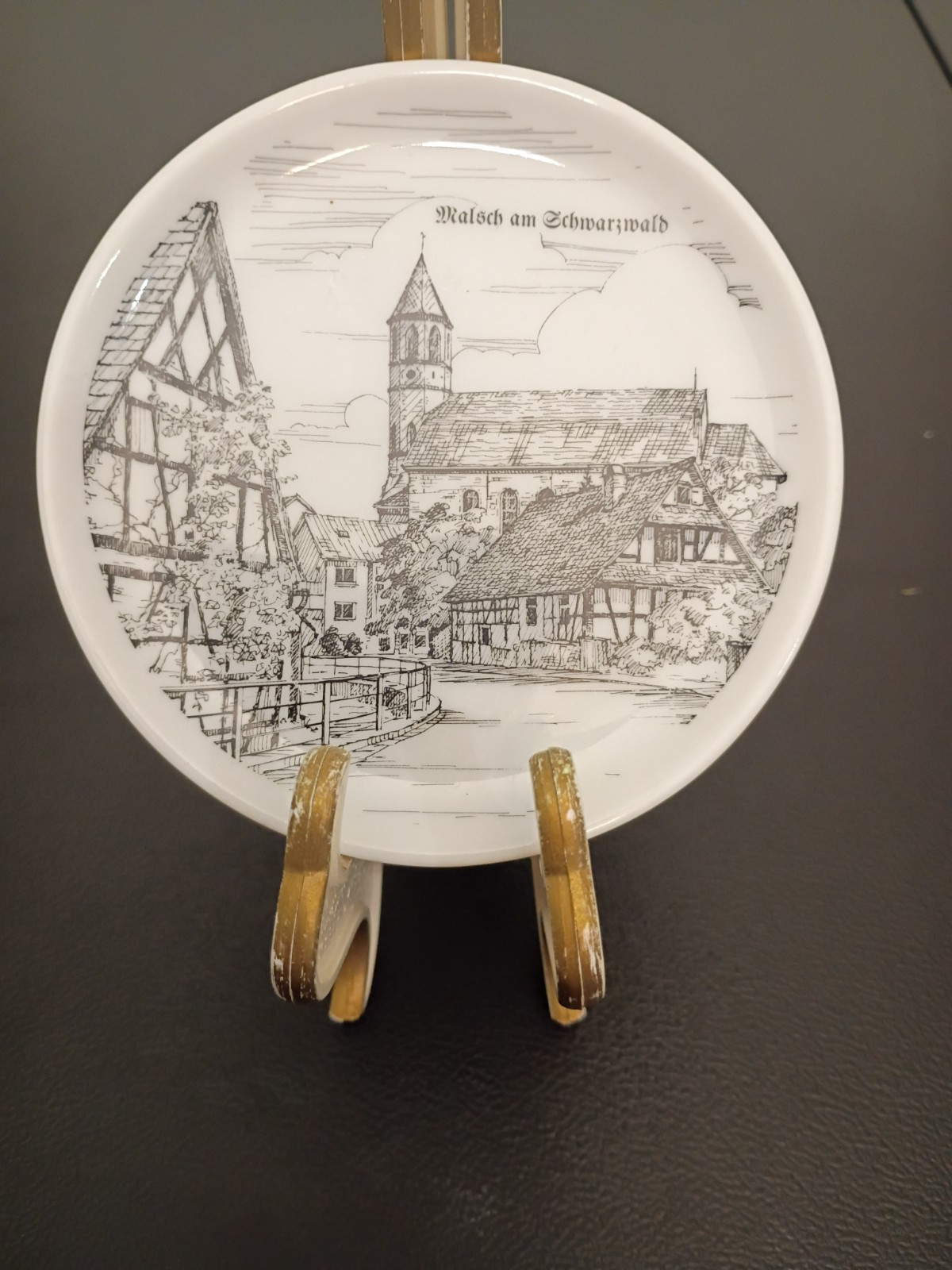 🔥 Burgwindheim, Ofr. German Vintage Souvenir Porcelain Trinket Dish🔥