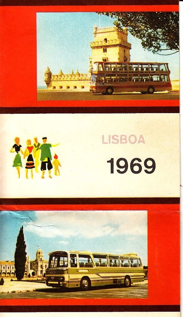 Lisboa 1969 Lisbon Portugal Vintage Brochure 1960s