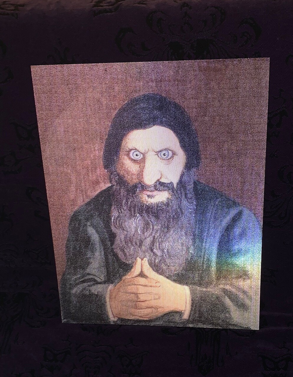 RARE Lenticular Rasputin Marc Davis Concept Art Haunted Mansion 1965 Disneyland