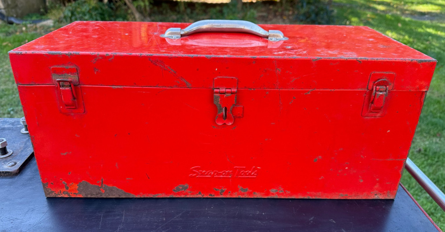 Vintage 1958 Snap-On Tool Box w/ Tray K-129 - 21