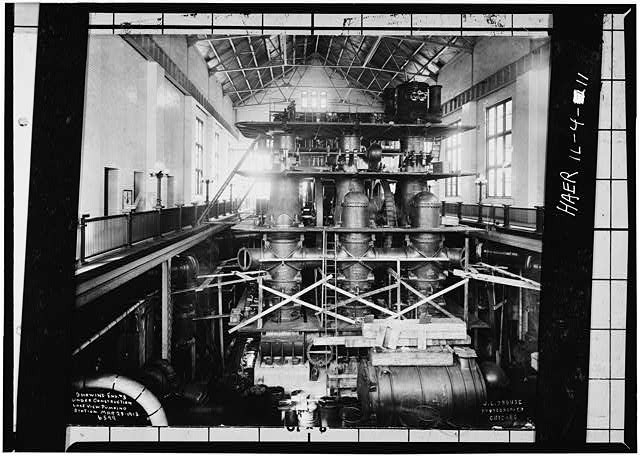 Photo:Chicago Illinois Lakeview Pumping Station No 3 Engine 1910s Interior