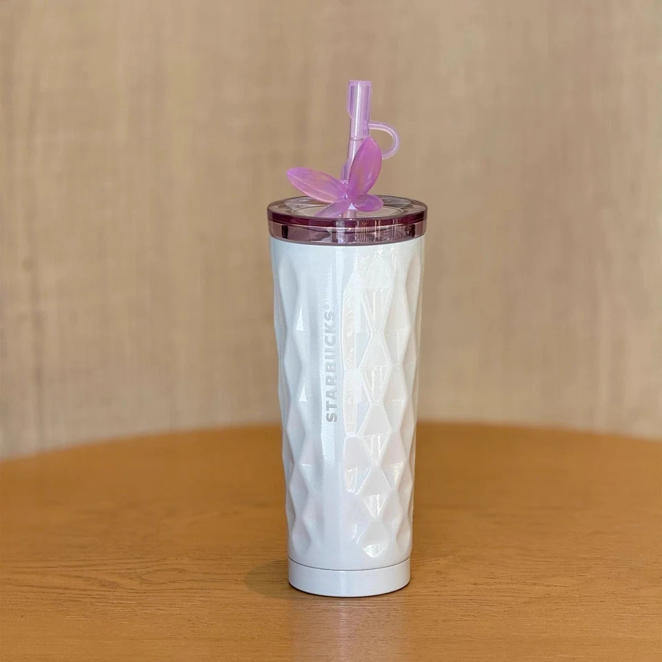 New 2025 China Starbucks Fantastic Story Purple 14oz SS Straw Cup