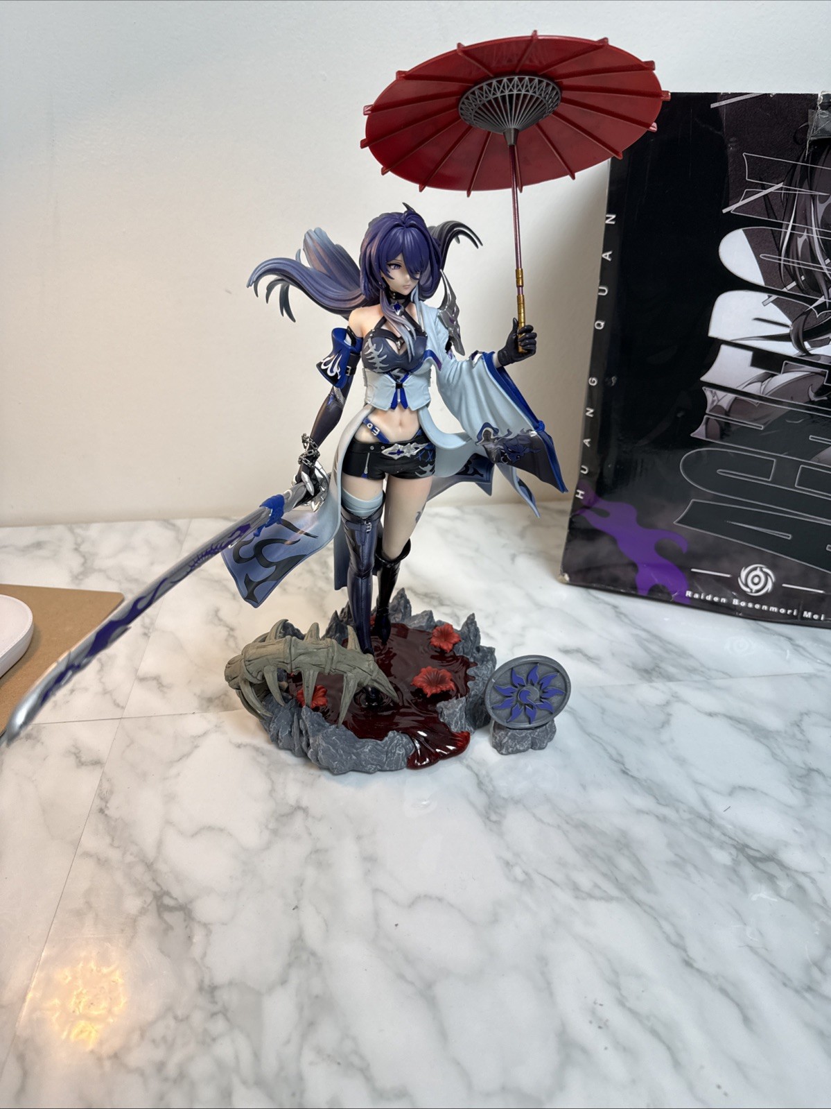 US Honkai: Star Rail Acheron Raiden Bosenmori Mei 1/6 Statue Figure Model Toy