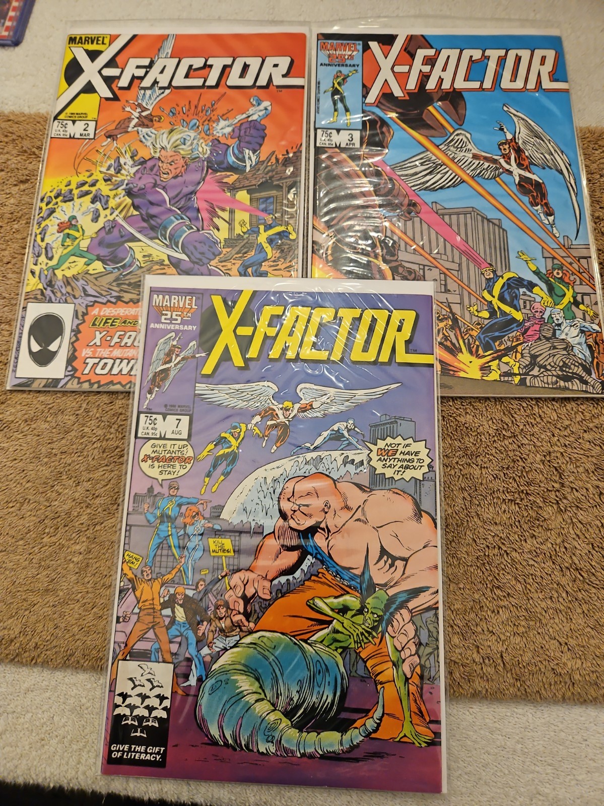 X-Factor Lot Of #2, 3, 7, 8, 9, 10, 11