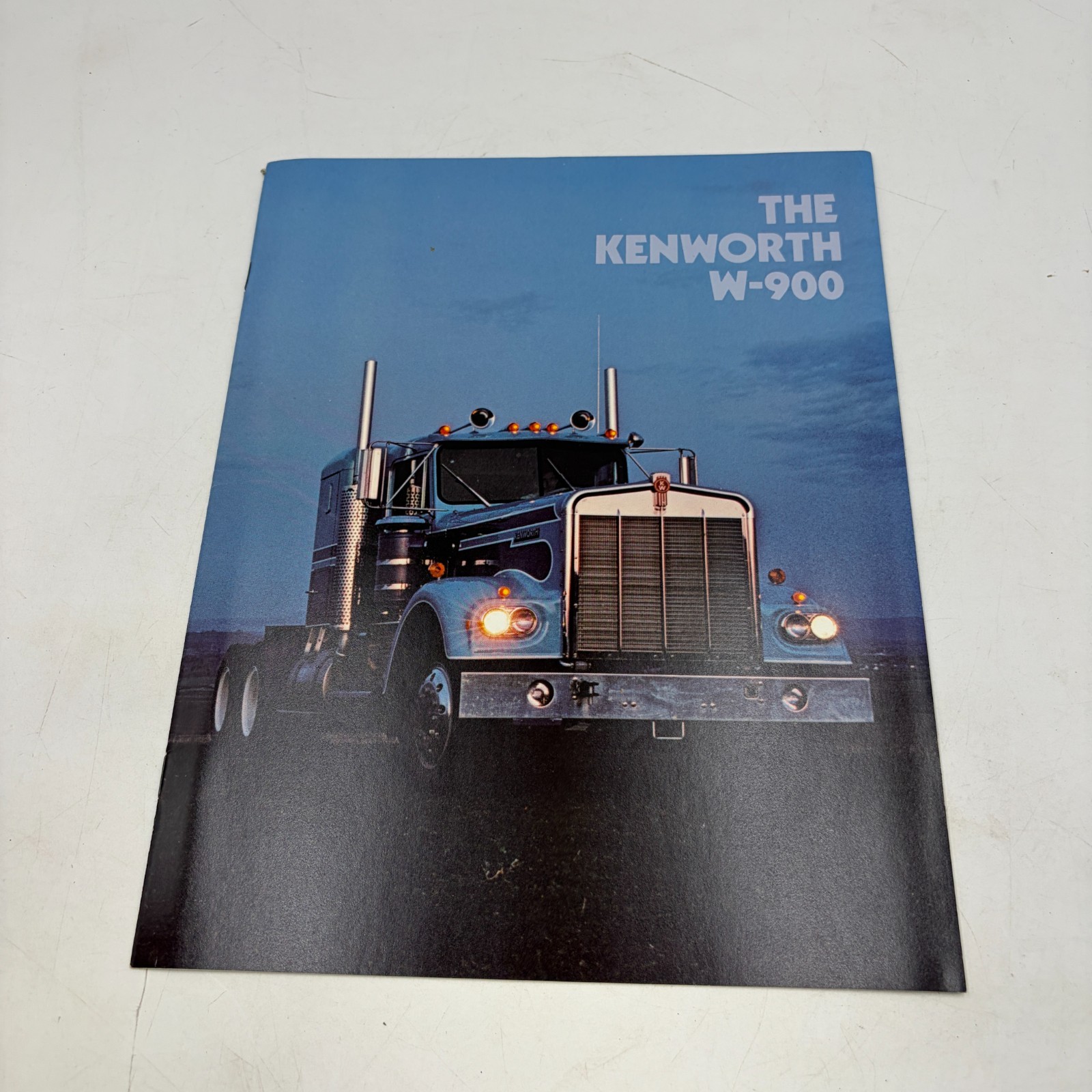 1970\'s KENWORTH W-900 SEMI TRUCK Vintage Dealer Sales Brochure reference