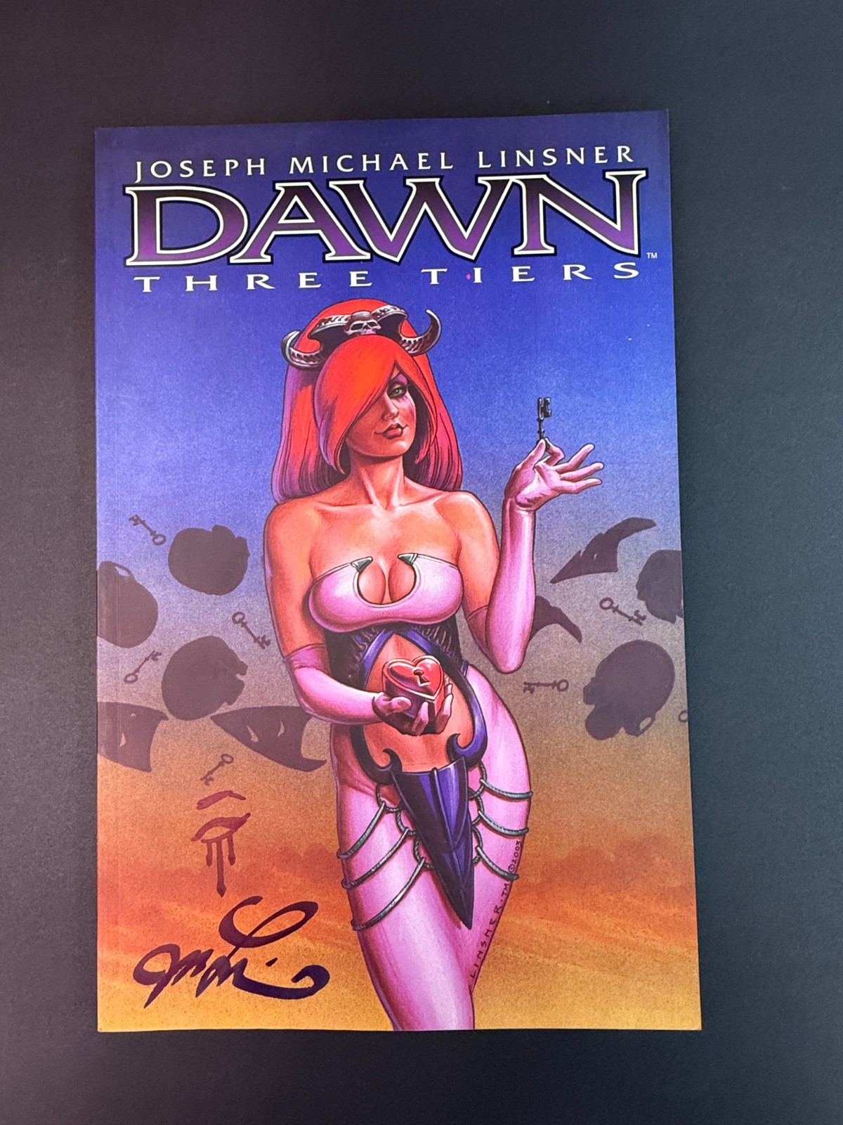 Dawn: Three Tiers #3 2nd Print TPB signed Linsner Image Comics 2010 NM