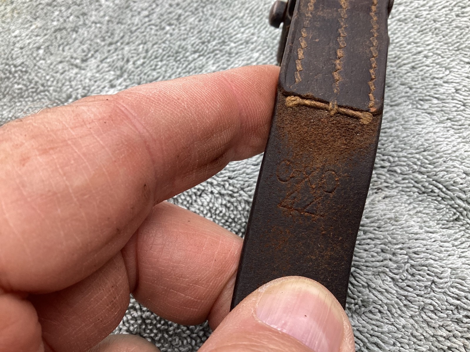 Scarce Original WW2 German Military K98 Rifle Sling CXO 44 marked