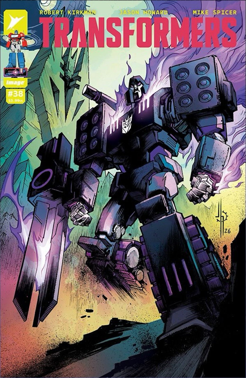 Transformers #38 CVR A Jason Howard Pre Order 11/11/26 Image Comics