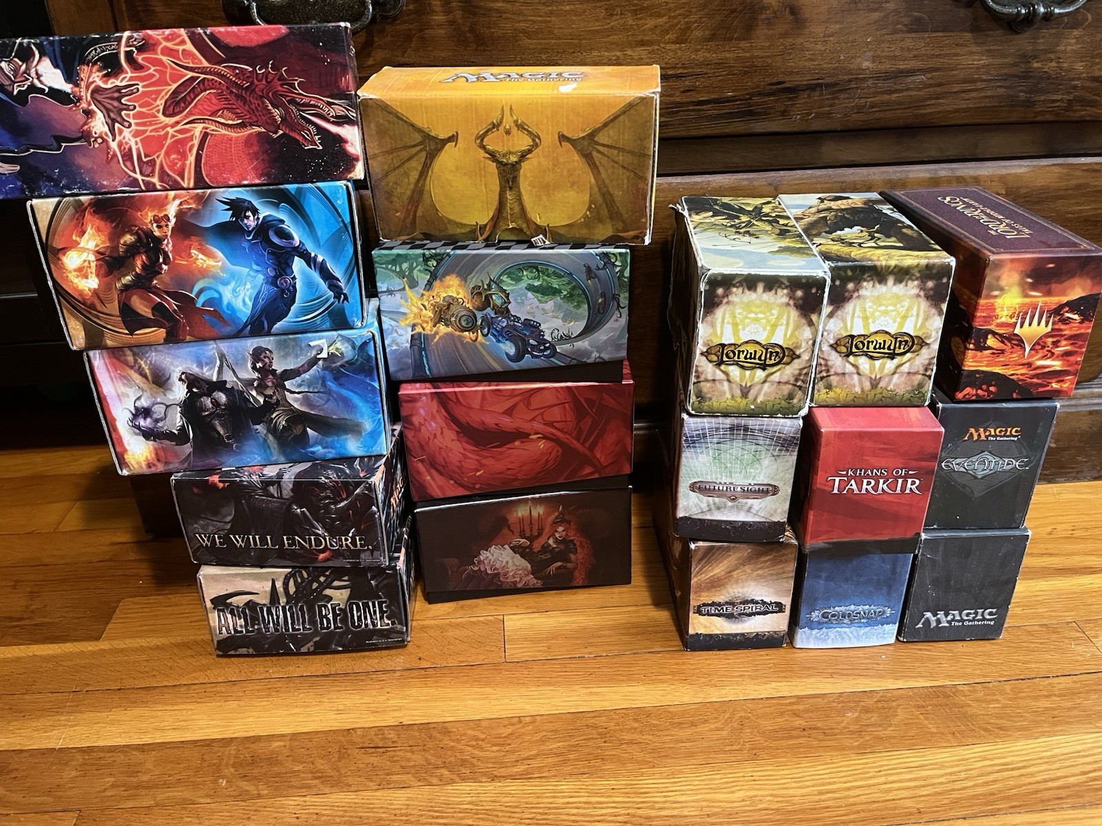 Vintage Fat Pack Boxes x18 Magic MTG Lorwyn Timespiral Future Sight Coldsnap
