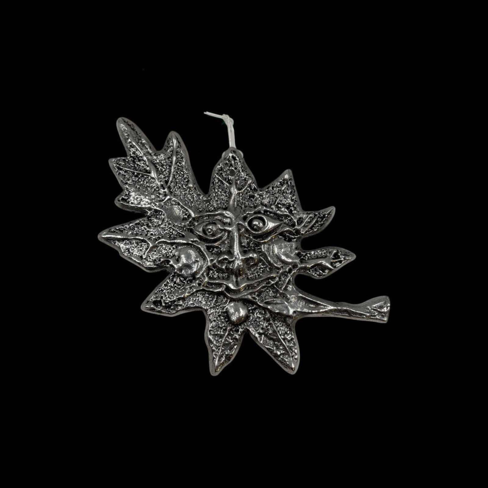 Don Drumm Green Man Motif Oak Leaf Wall Hanging