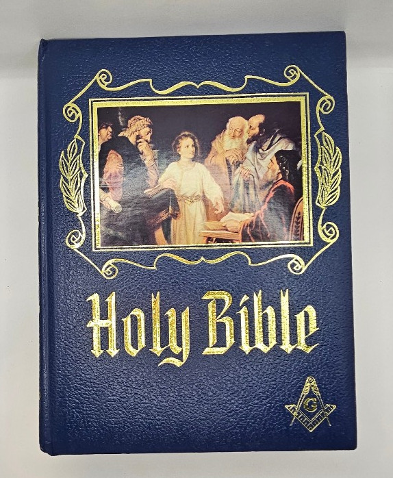 Vtg Free Masons Master Reference Holy Bible Red Letter Book 1986 Vtg Free Masons Master Reference Holy Bible Red Letter Book 1986